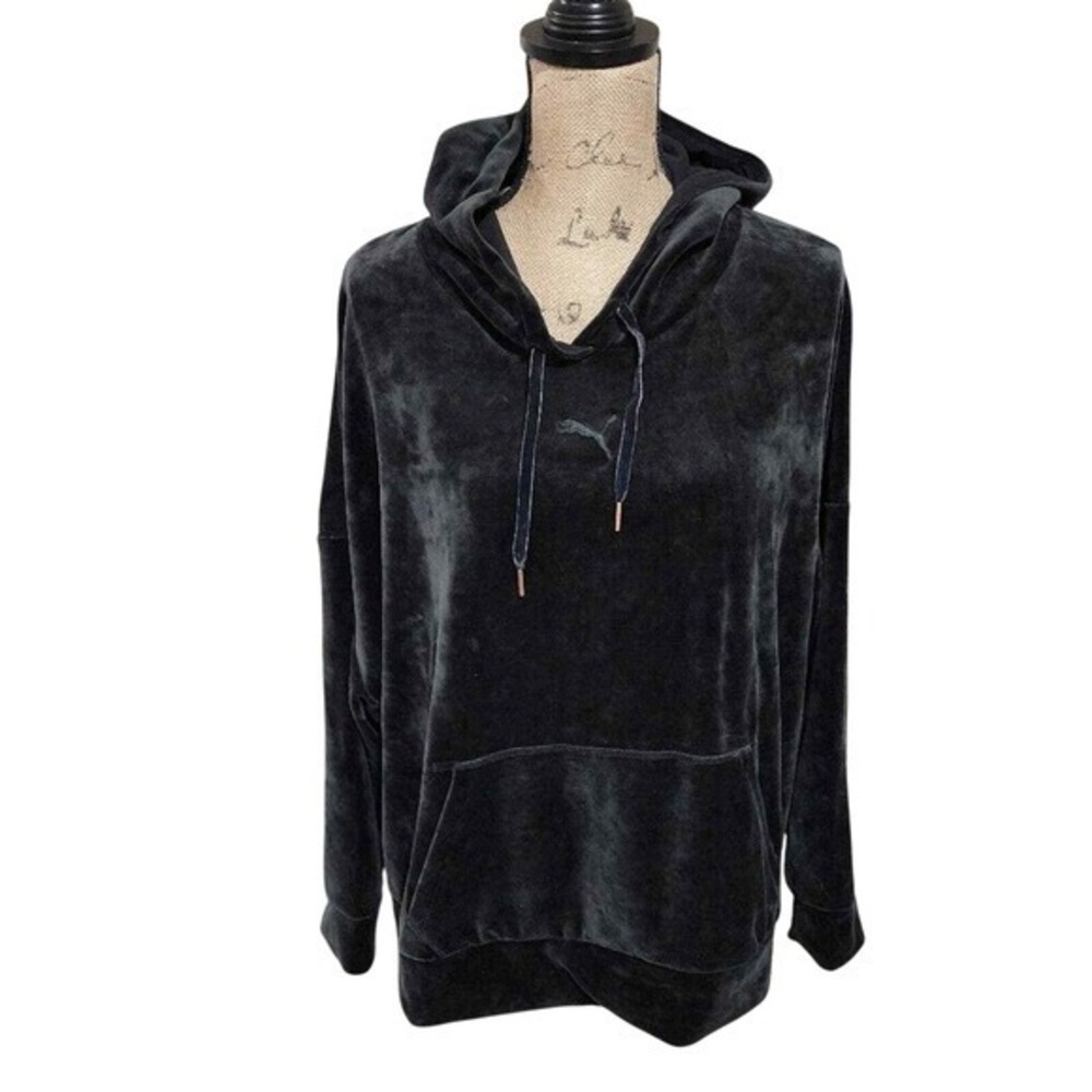 Puma velvet velour super soft kangaroo pocket active hoodie plus size 3X new!!!
